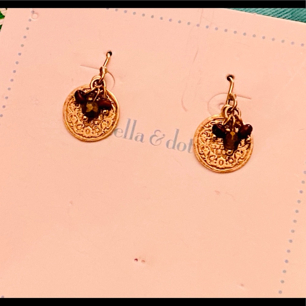 Stella & Dot Coin earrings